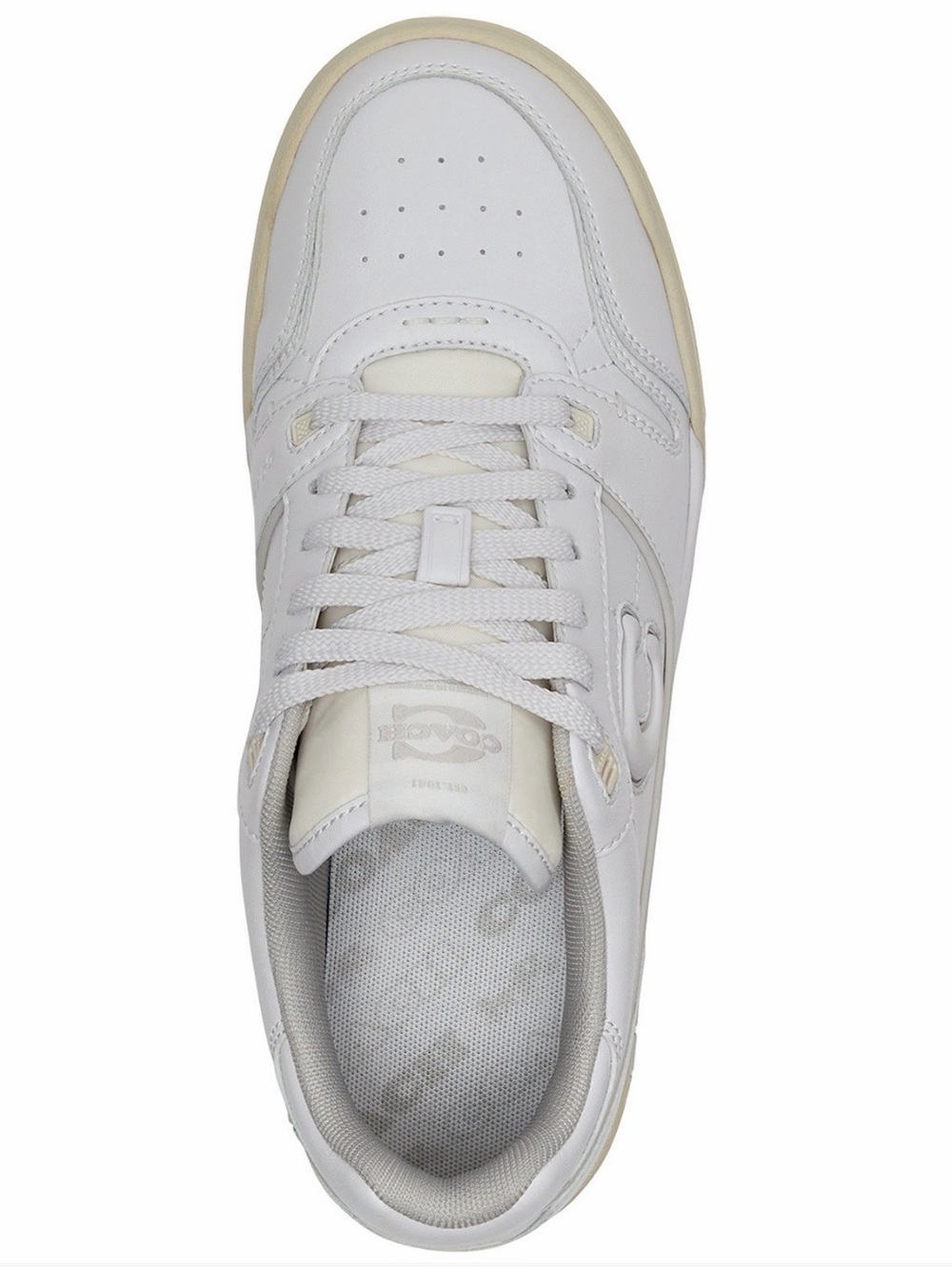 Coach SoHo Leather Lace-Up Casual Sneakers brand new/size 8B